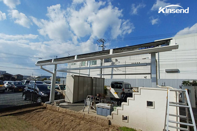 solar carport installation