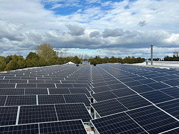 三角橋脚屋根太陽光発電架台, Denmark