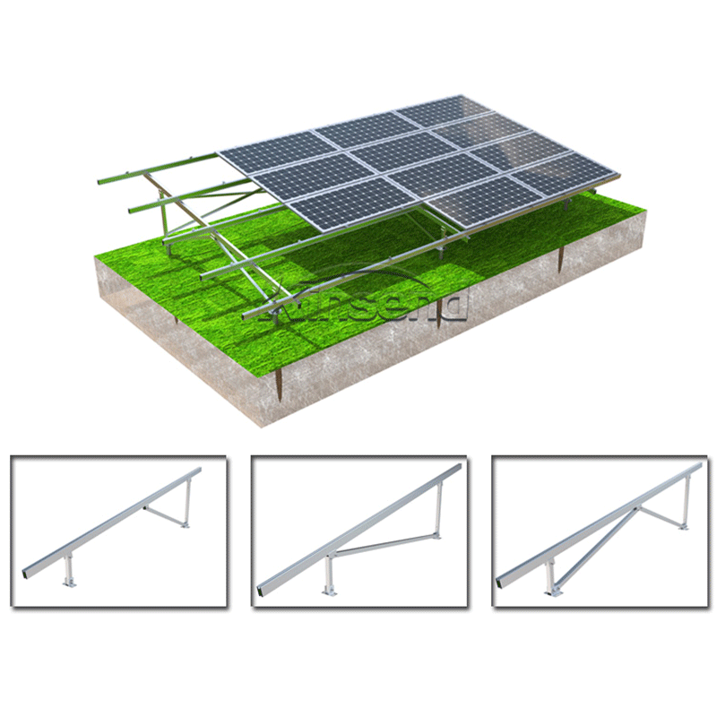 野立て太陽光発電架台