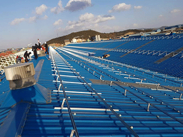金属屋顶太阳能支架-256kw